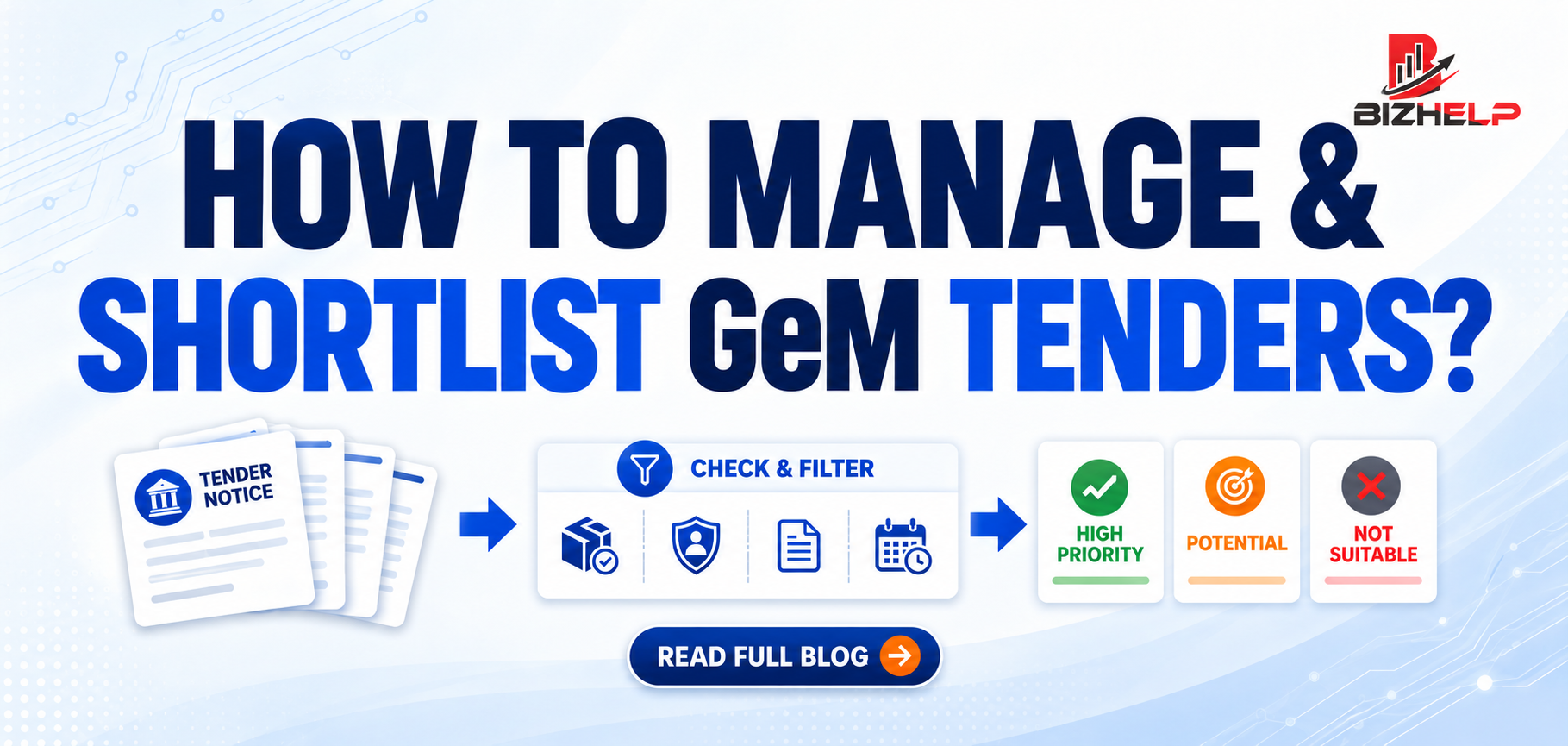 GeM tender management